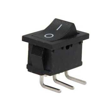 IC121D Mini Işıksız Anahtar ON-OFF PCB 90º 3P