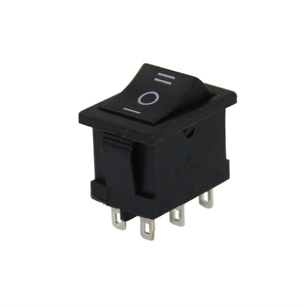IC123-6 Mini Işıksız Anahtar 6P ON-OFF-ON
