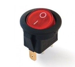 IC131W Yuvarlak Işıklı Anahtar ON-OFF 3P Körüklü