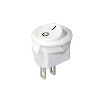 IC134E Mini Yuvarlak Işıksız Anahtar On-Off 2P Bey