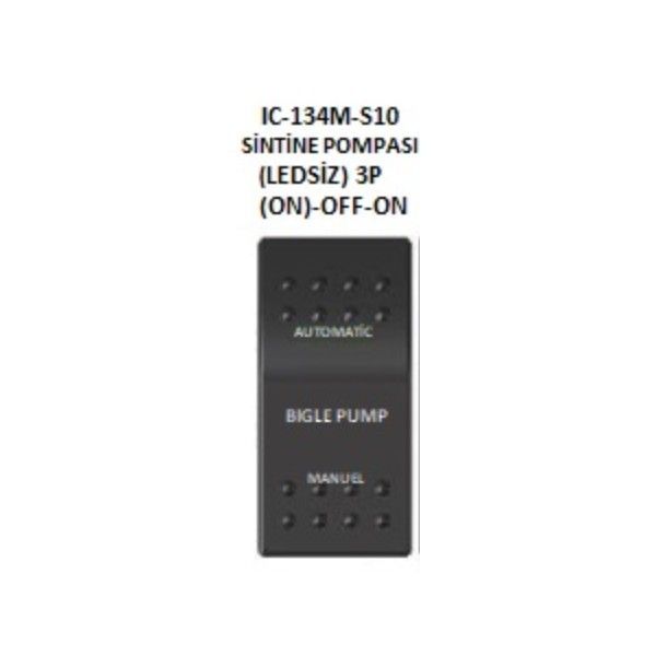 IC134M-S10 Marin Switch 3P ON-OFF-ON Sintine