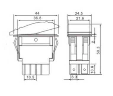 IC134M-S5 Marin Switch 3P Ledli ON-OFF İç Aydınlat