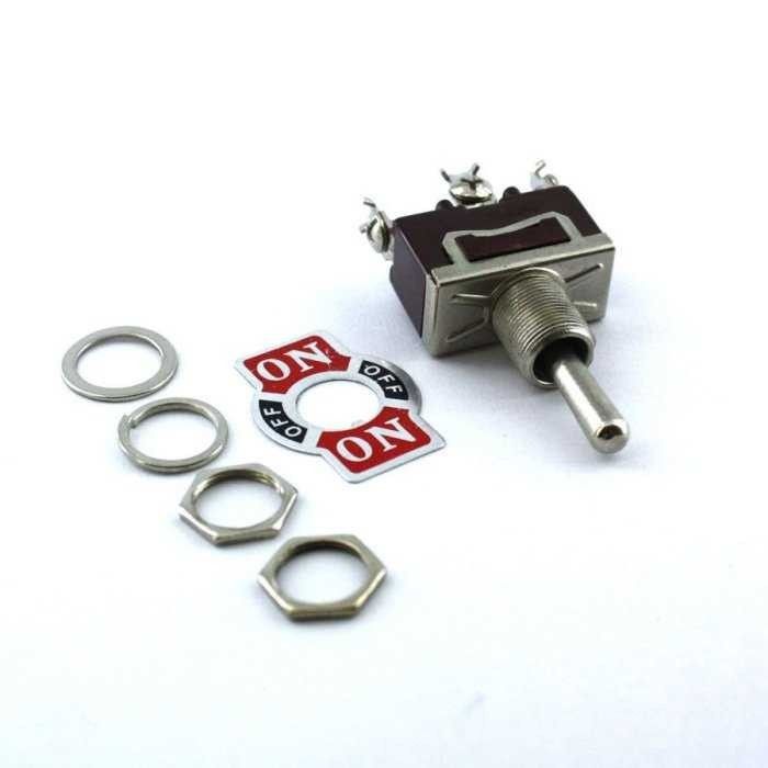 IC155 Toggle Switch Buton 3 Pin 2 Taraf Yaylı