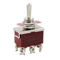 IC159 Toggle Switch 6P Yaylı ON-OFF-(ON) 12mm