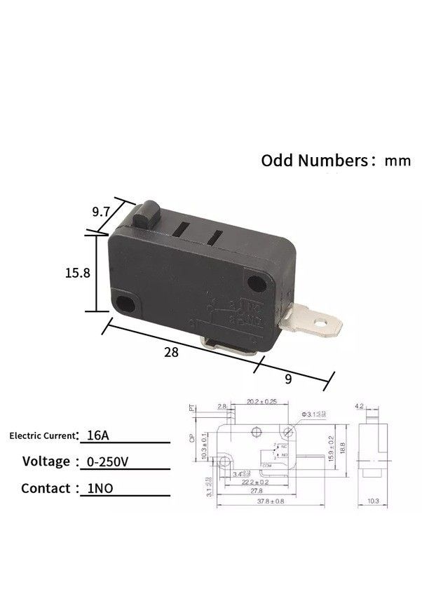 IC176D Micro Switch 220V 21A Paletsiz