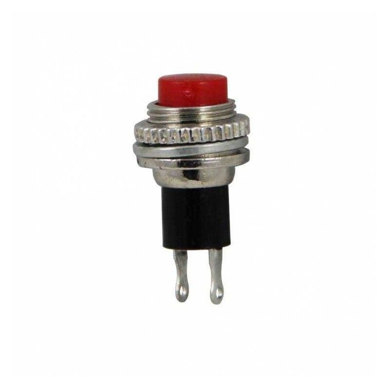 IC179-1 Metal Push Buton Kırmızı Orta Boy Üst Somu