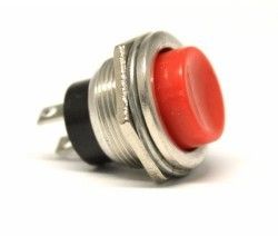 IC180 BTN-03 Kırmızı 11x24mm Metal Push Buton Yuva