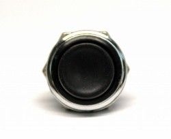 IC180 BTN-03 Siyah 11x24mm Metal Push Buton Yuvar