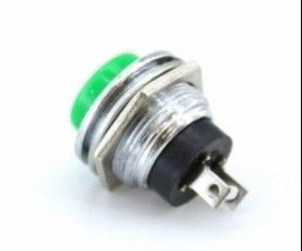 IC180 BTN-03 Yeşil 11x24mm Metal Push Buton Yuvar