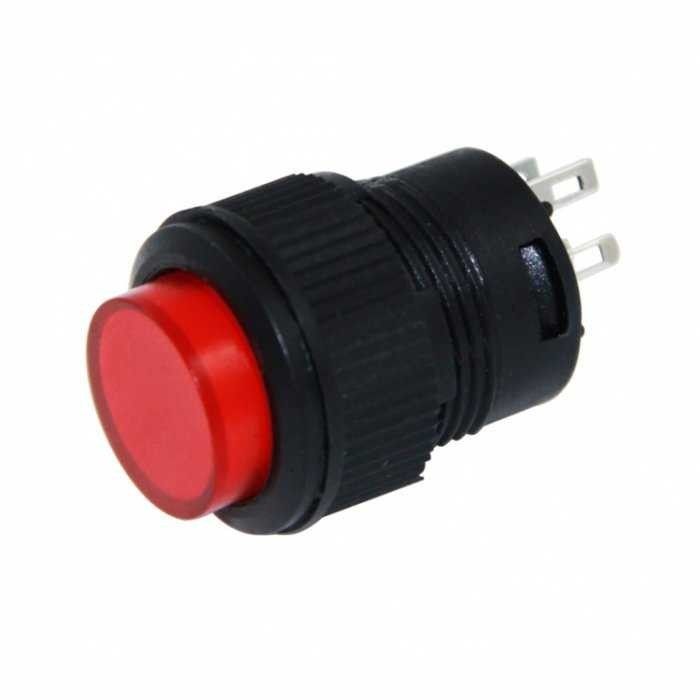 IC180B Işıklı Buton Yaylı 16mm. Kırmızı
