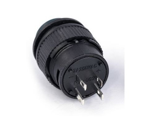 IC180B Işıklı Buton Yaylı 16mm. Kırmızı