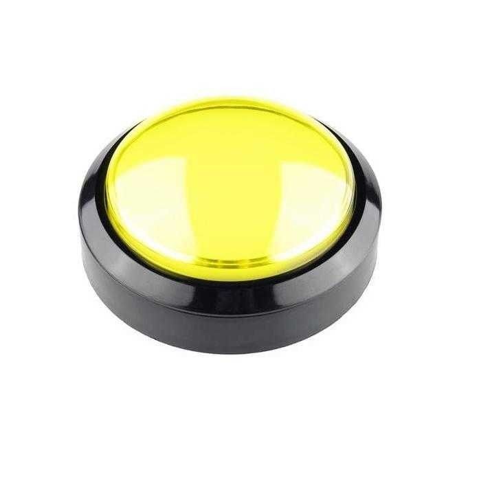 IC180J-5 Atari Buton 24mm 12V Led 100mm Kafa Sarı