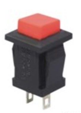 IC180L Kare Buton Kalıcı Kırmızı 2P