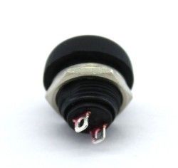 IC184 Siyah Plastik Yuvarlak Buton 17mm/22mm