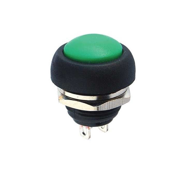 IC184 Yeşil Plastik Yuvarlak Buton 17mm/22mm