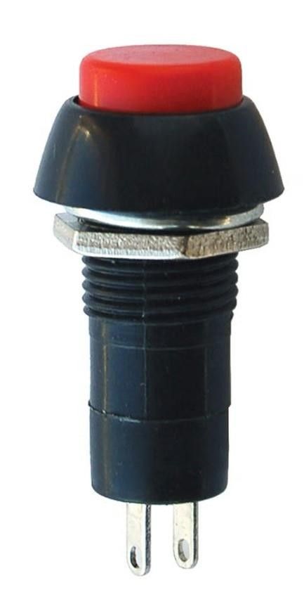 IC185 Yuvarlak Kalıcılı Push Buton Beyaz 12mm