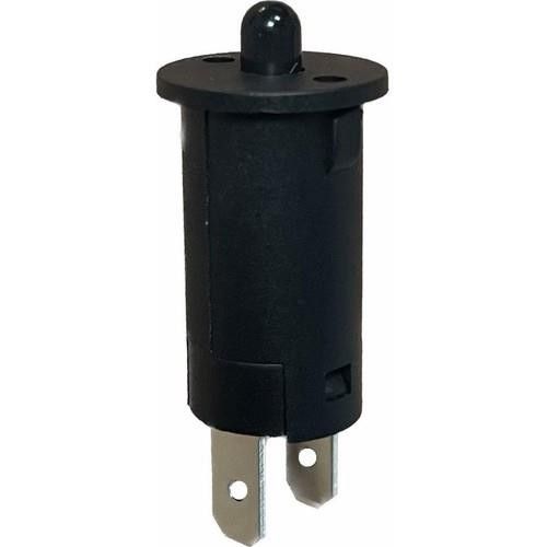 IC187A Ters Kapak Switch Siyah 12mm