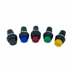 IC191 Kırmızı Buton 10mm Yaylı