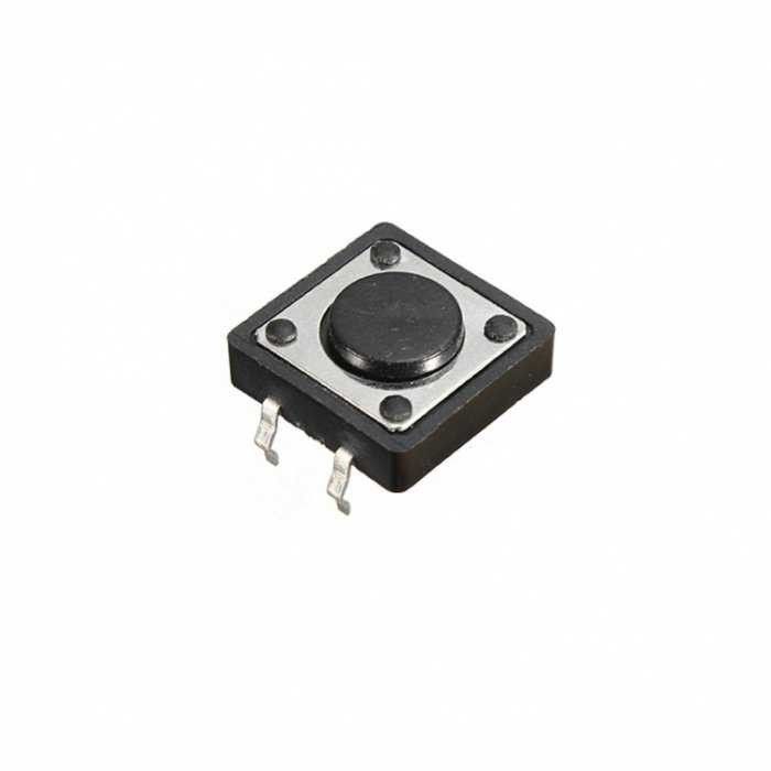 IC202 Kare Buton Büyük Tac Switch 12x12 Kapaklı Ti
