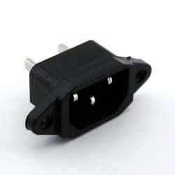 IC212 3 Pin Power Erkek Soket Şase Monte