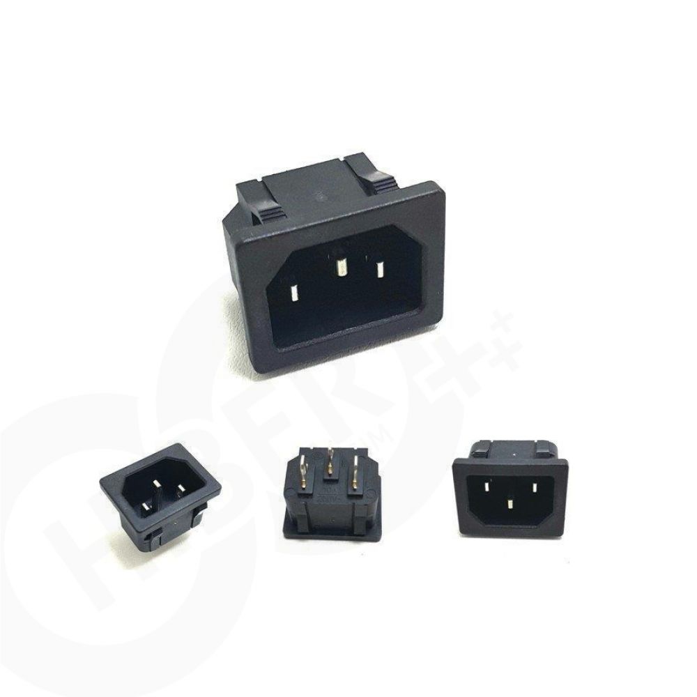 IC212B 3 Pin Power Erkek Soket Şase Monte Kulaksız