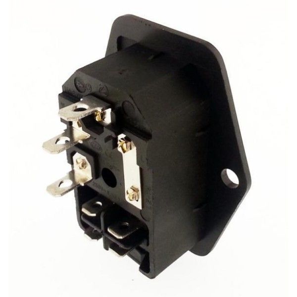 IC214S 3 Pin Power Şase Erkek Anah.+Sig. Kulaklı