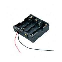 IC234A 4 lü AA Pil Yatağı Yan Yana