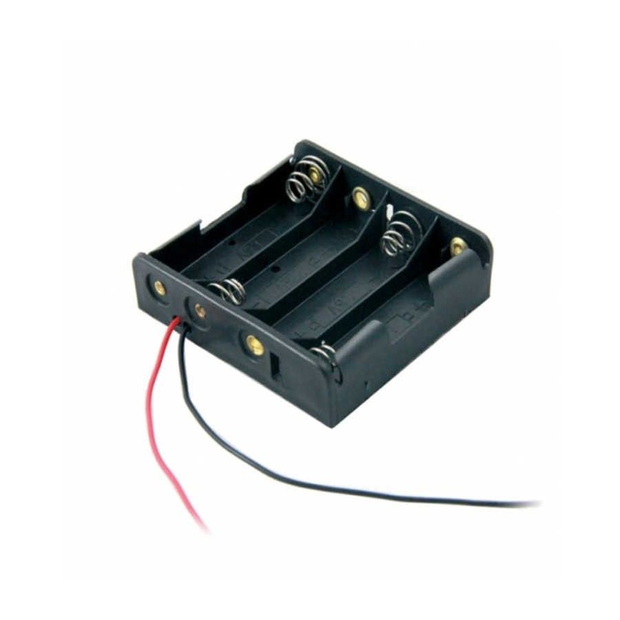 IC234A 4 lü AA Pil Yatağı Yan Yana