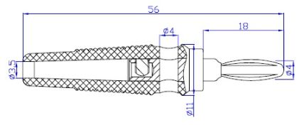 IC238B Banan Fiş Erkek Sarı Silikonlu