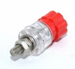 IC240B Kırmızı Şeffaf Born Klemens Dişi 40x15mm