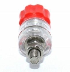 IC240B Kırmızı Şeffaf Born Klemens Dişi 40x15mm