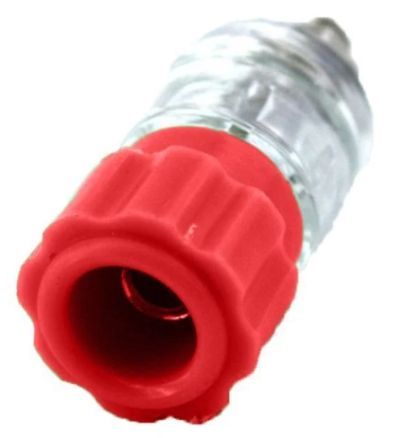 IC240C Born Klemens Şeffaf Dişi Orta Boy Kırmızı