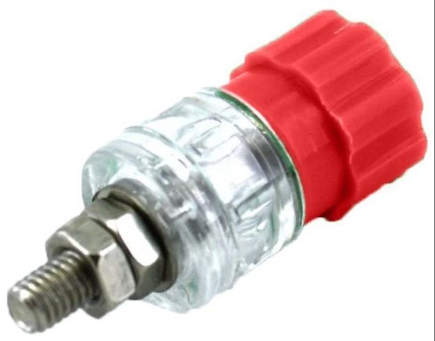 IC240C Born Klemens Şeffaf Dişi Orta Boy Kırmızı