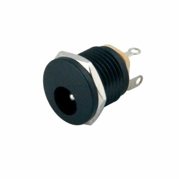 IC257 2.1mm Yuvarlak Somunlu Dc Şase Power Soket
