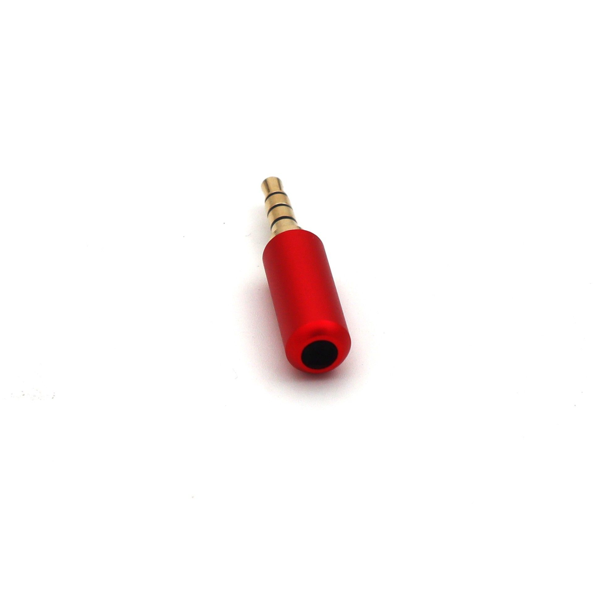 IC261E 3.5mm Stereo Erkek Jack 4 Boğum (Kırmızı)