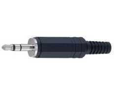 IC261E 3.5mm Stereo Erkek Jack 4 Boğum (Siyah)