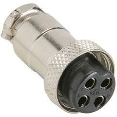 IC261M 16mm 4 Pin Mayk Fiş Kablo Monte Dişi