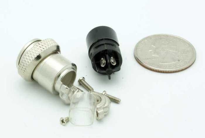 IC261M 16mm 4 Pin Mayk Fiş Kablo Monte Dişi