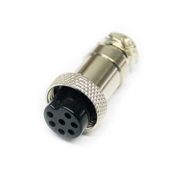 IC261M 16mm 6 Pin Mayk Fiş Kablo Monte Dişi