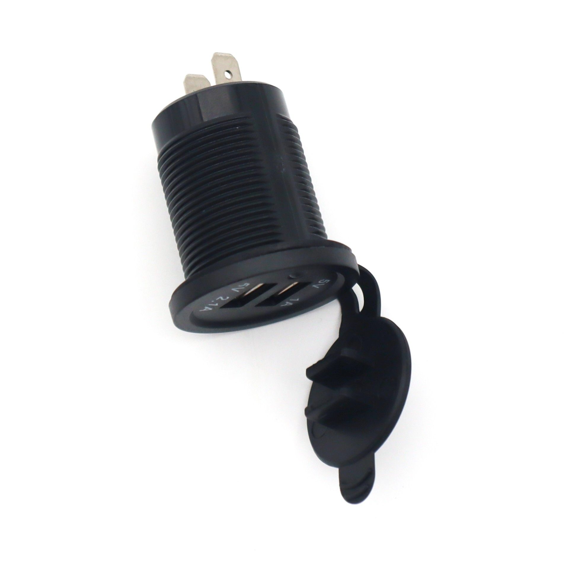 IC266C Kulaksız Çakmak Tip Su Geçirmez Kapak 2xUsb