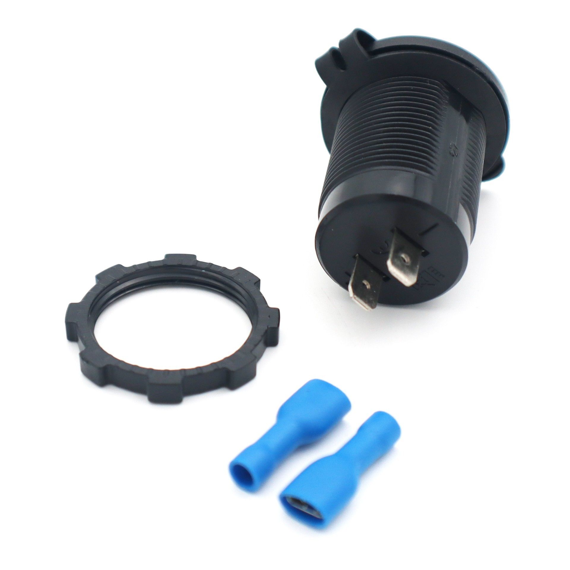 IC266C Kulaksız Çakmak Tip Su Geçirmez Kapak 2xUsb