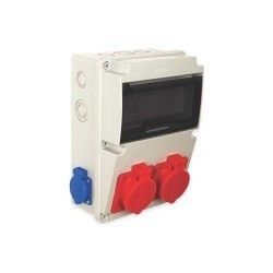 Işıldar 2 li Kombin Kutu  (2AD.5x16TRF+2AD.1X16A)