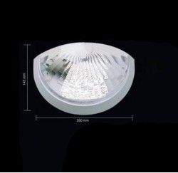 Işıldar Riva Yarım Ay Duvar Aplik Armatür Beyaz