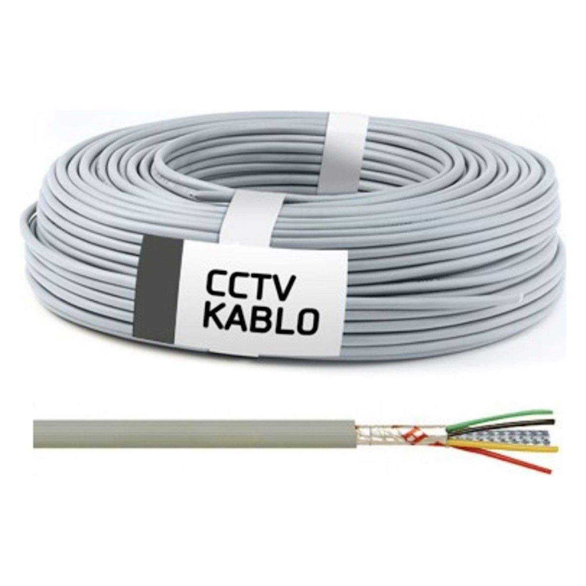 Kant 4+1 (4x0.22mm) Cctv Kamera Kablosu 250m.