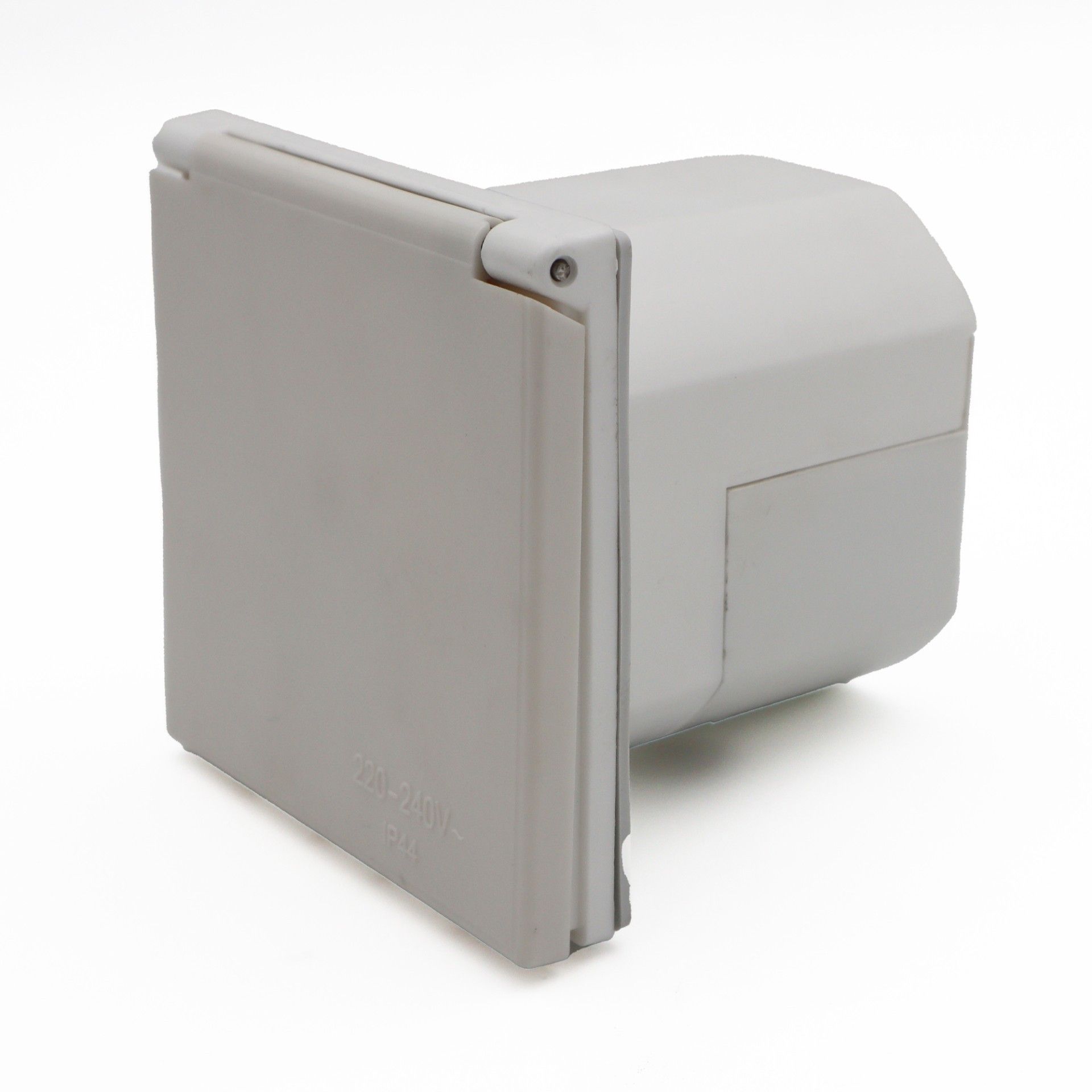 Karavan Elektrik Giriş Prizi Kapaklı Beyaz 16A