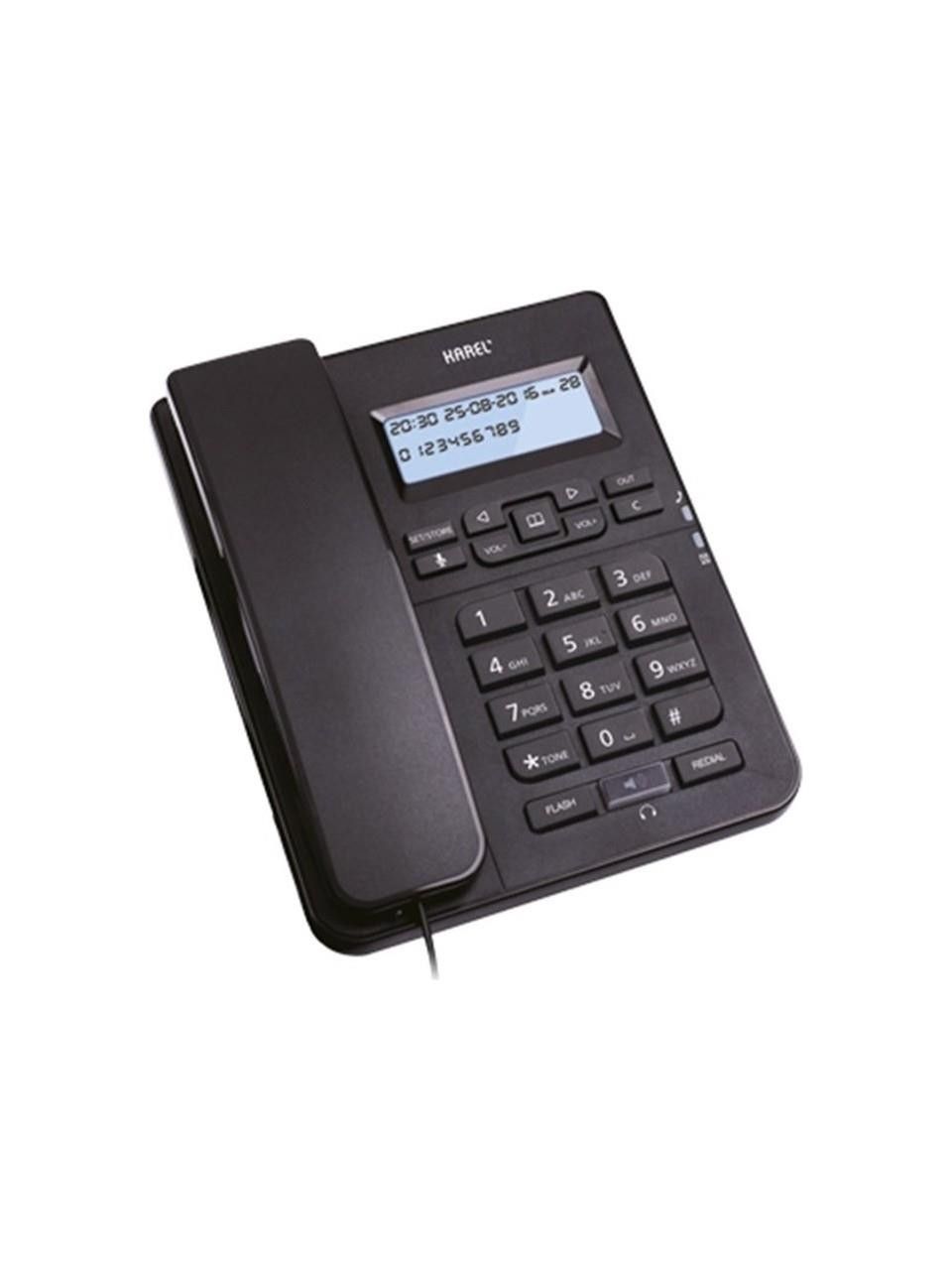 Karel TM145 Ekranlı Siyah Masaüstü Telefon