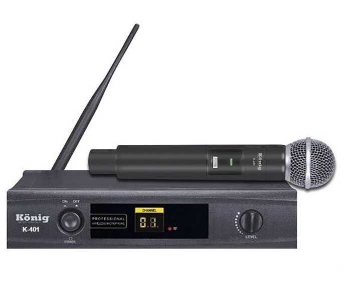 König K-401E UHF Tek Kanal El Mikrofonu