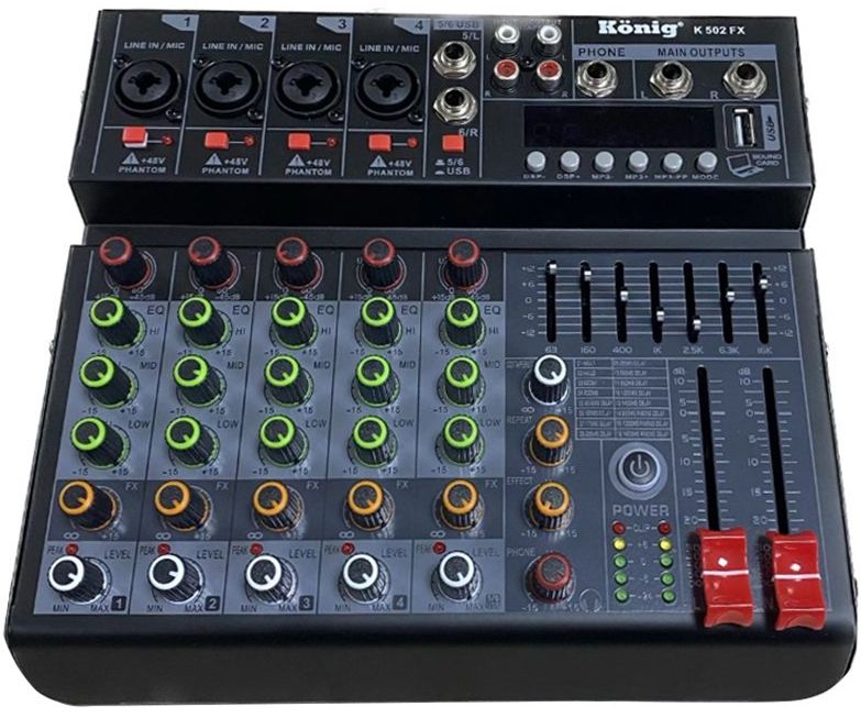 König K-502FX 6 Kanal Dec Mikser