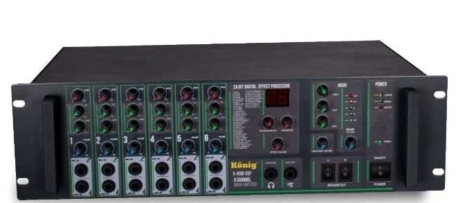 König K-6500 DSP 4-8 Ohm 500W 6 Kanal Anfi