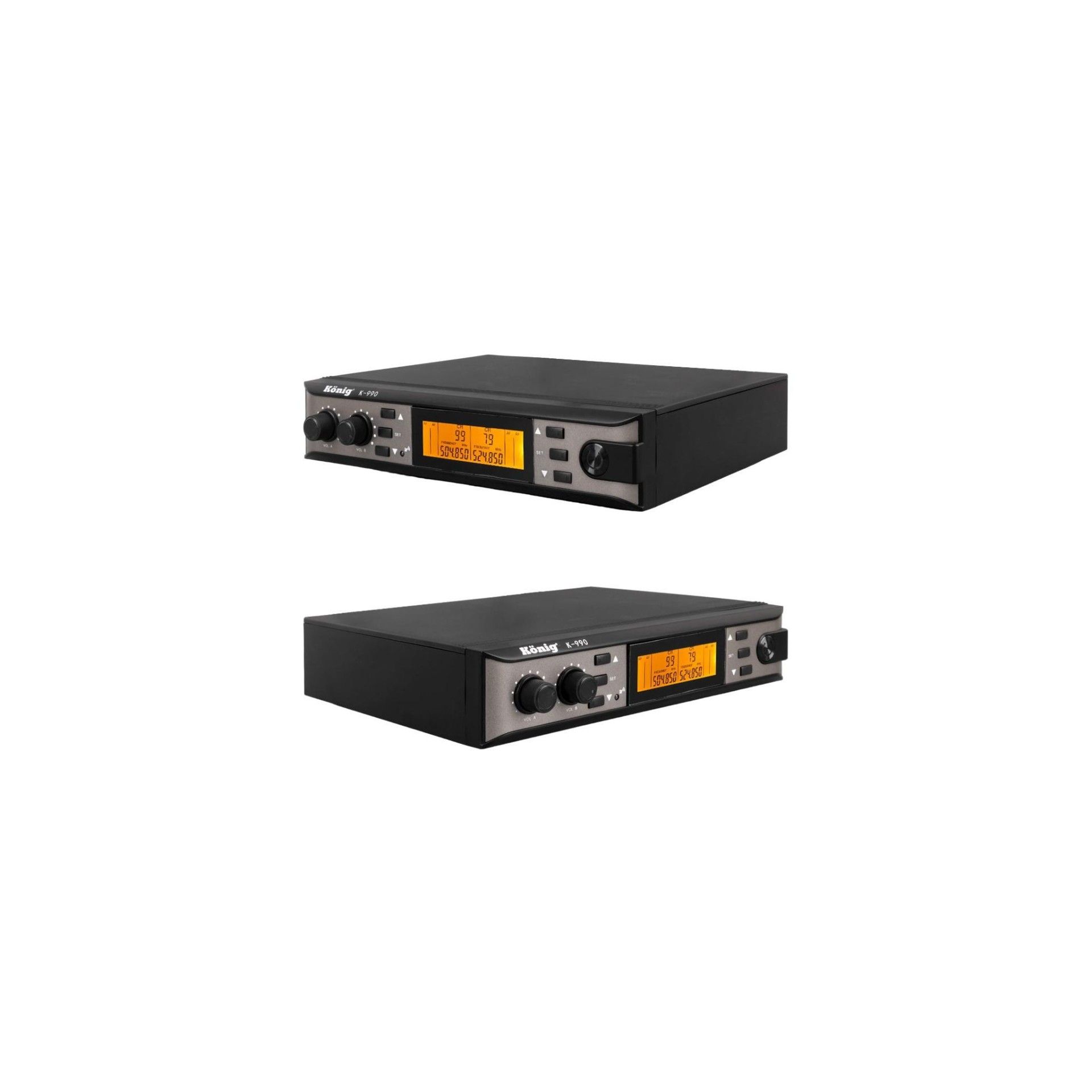 König K-990 Y-Y UHF Çift Kanal 2 li Yaka Mikrofonu